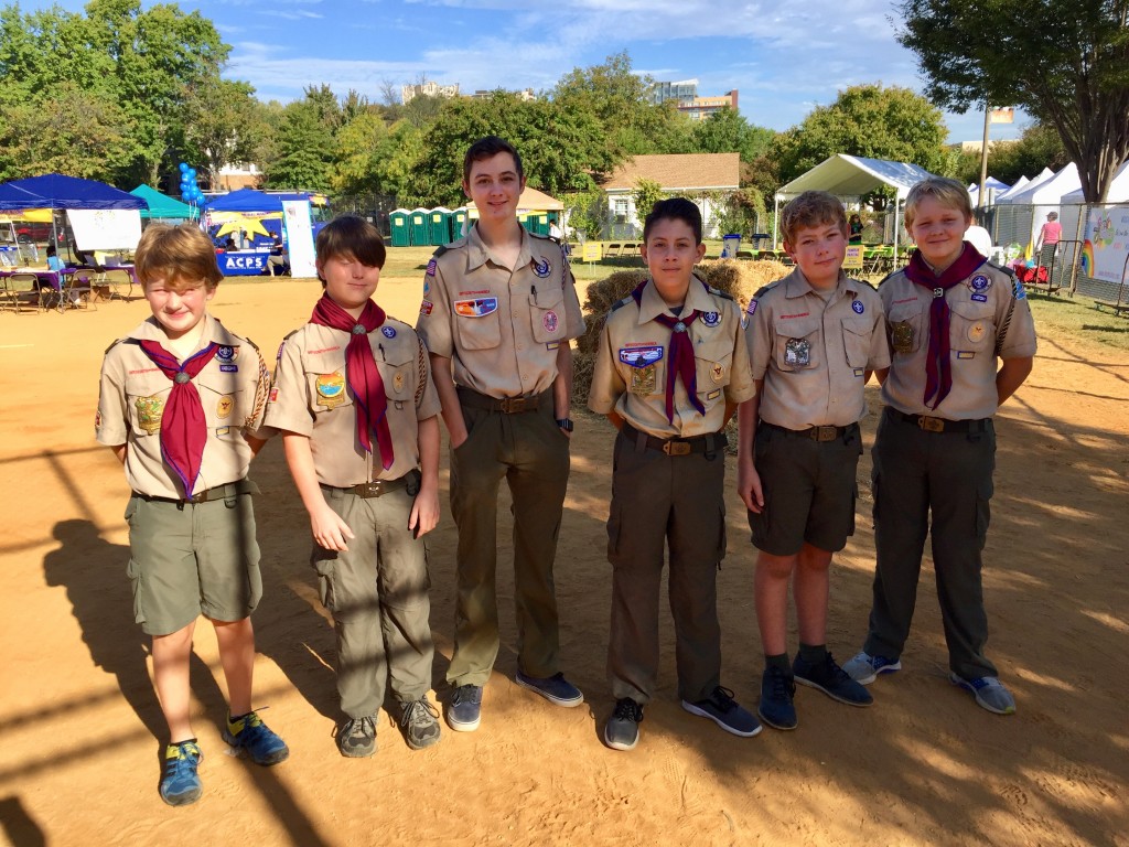 Troop 131 at Art on the Avenue 2017